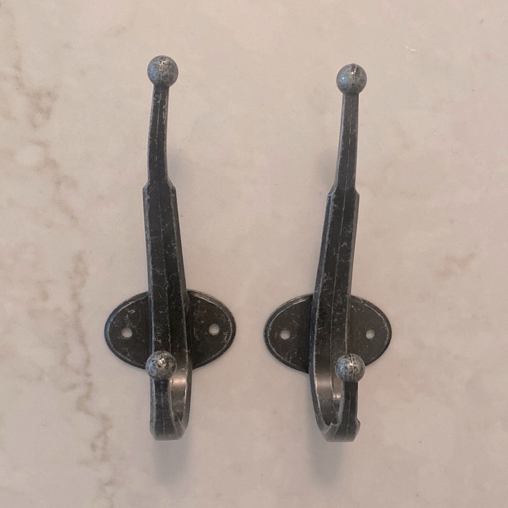 IKEA Leksvik single wall hooks, set of 2